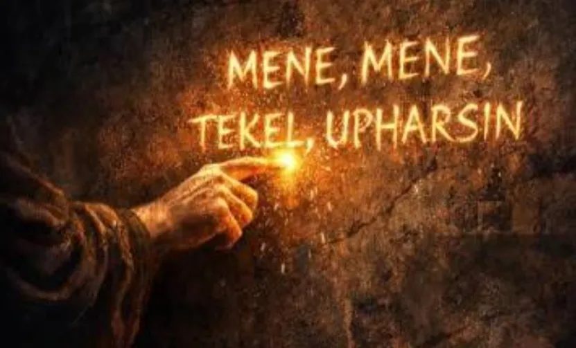 Mene, Mene, Tekel, Upharsin